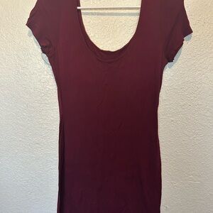 Elegant Burgundy Women's Top